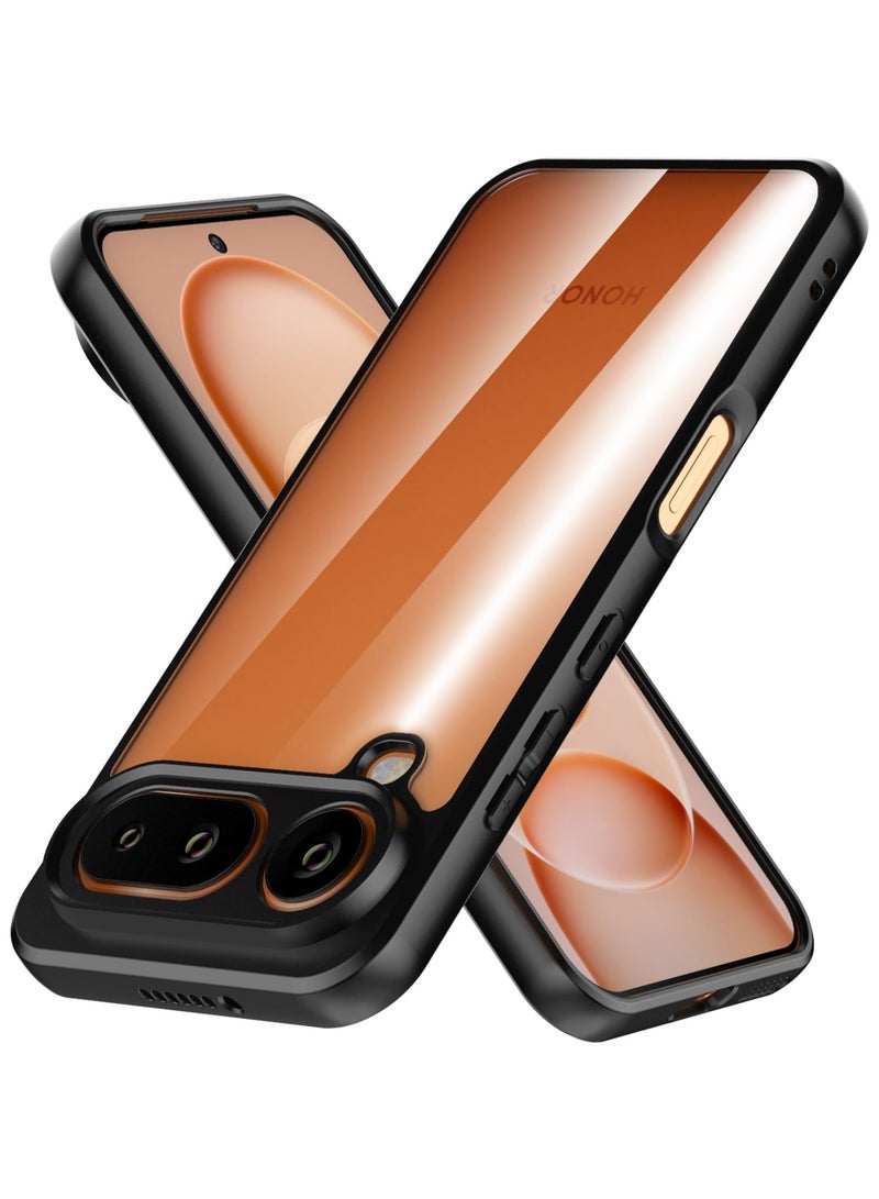 عام غطاء شفاف لـ Honor Magic 8 Pro Air، ظهر صلب من مادة PC وحواف ناعمة من مادة TPU، غطاء واقٍ رفيع مقاوم للصدمات لـ Honor Magic 8 Pro Air 2026. - Image 1